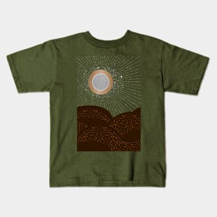 Rays of Love - Silver Bronze Kids T-Shirt